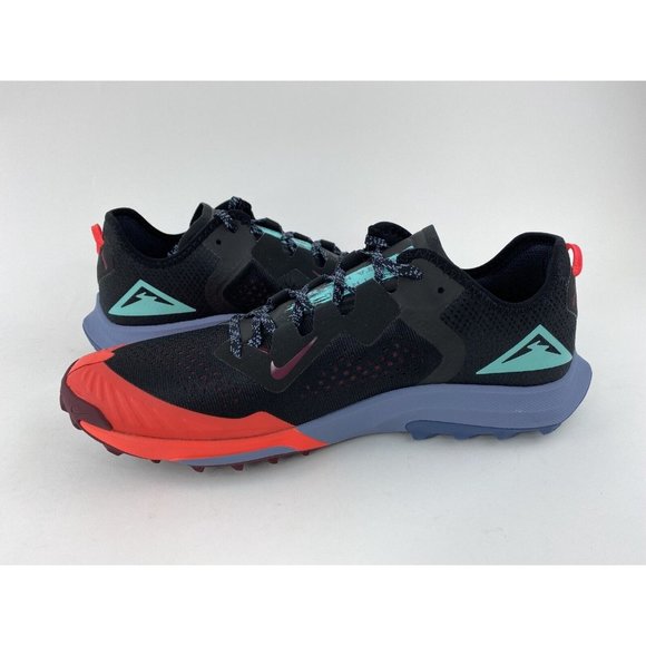 NEW Nike Air Zoom Terra Kiger 7 Men's Trail Running Shoes Black Red Turq - Picture 12 of 12